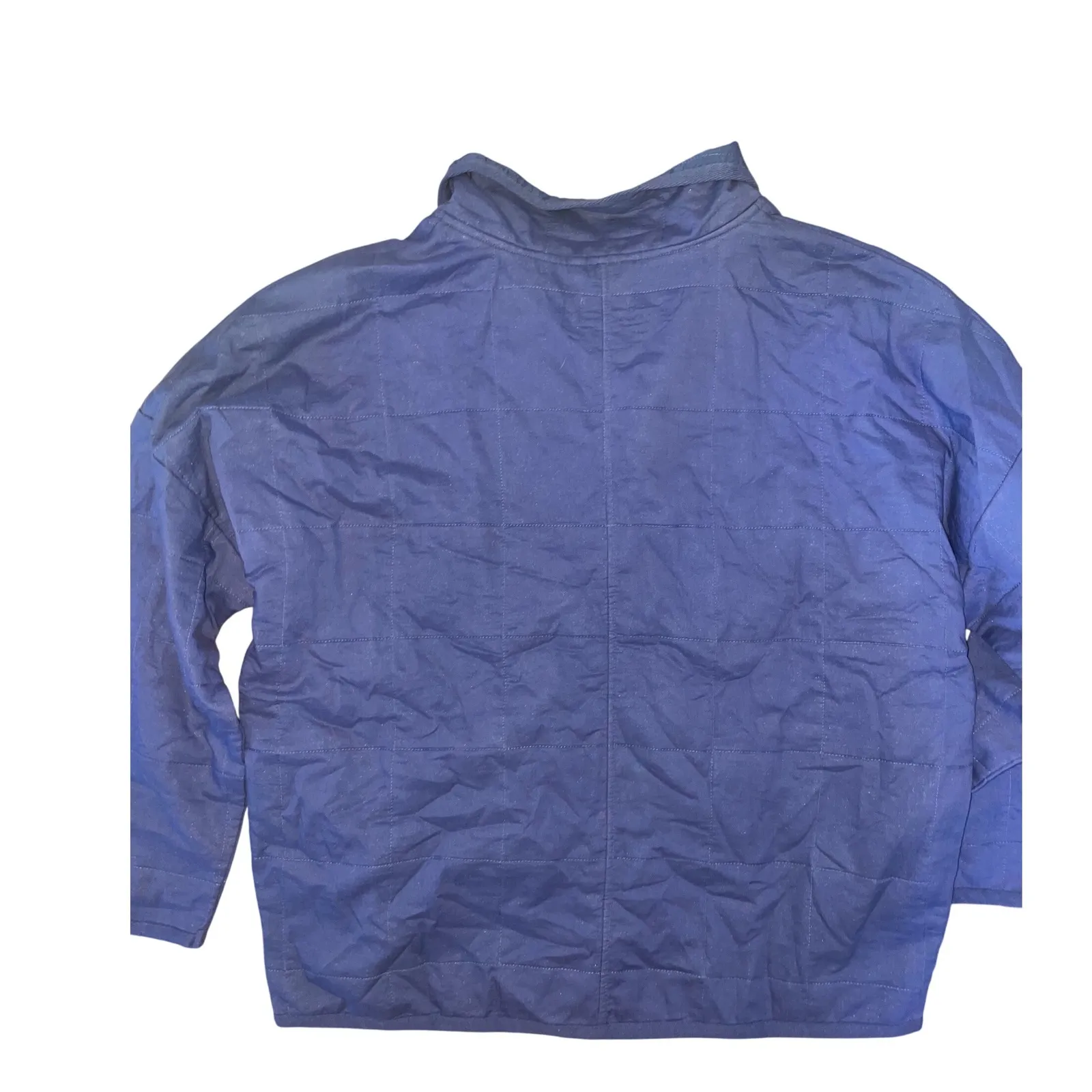 AMUSE SOCIETY SEA BREEZE blue QUILTED JACKET.‎ NWOT LARGE/XL.  Cotton - Image 4