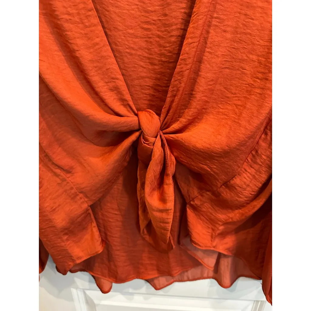 Belle Sky  Rust Blouse XL - Image 4