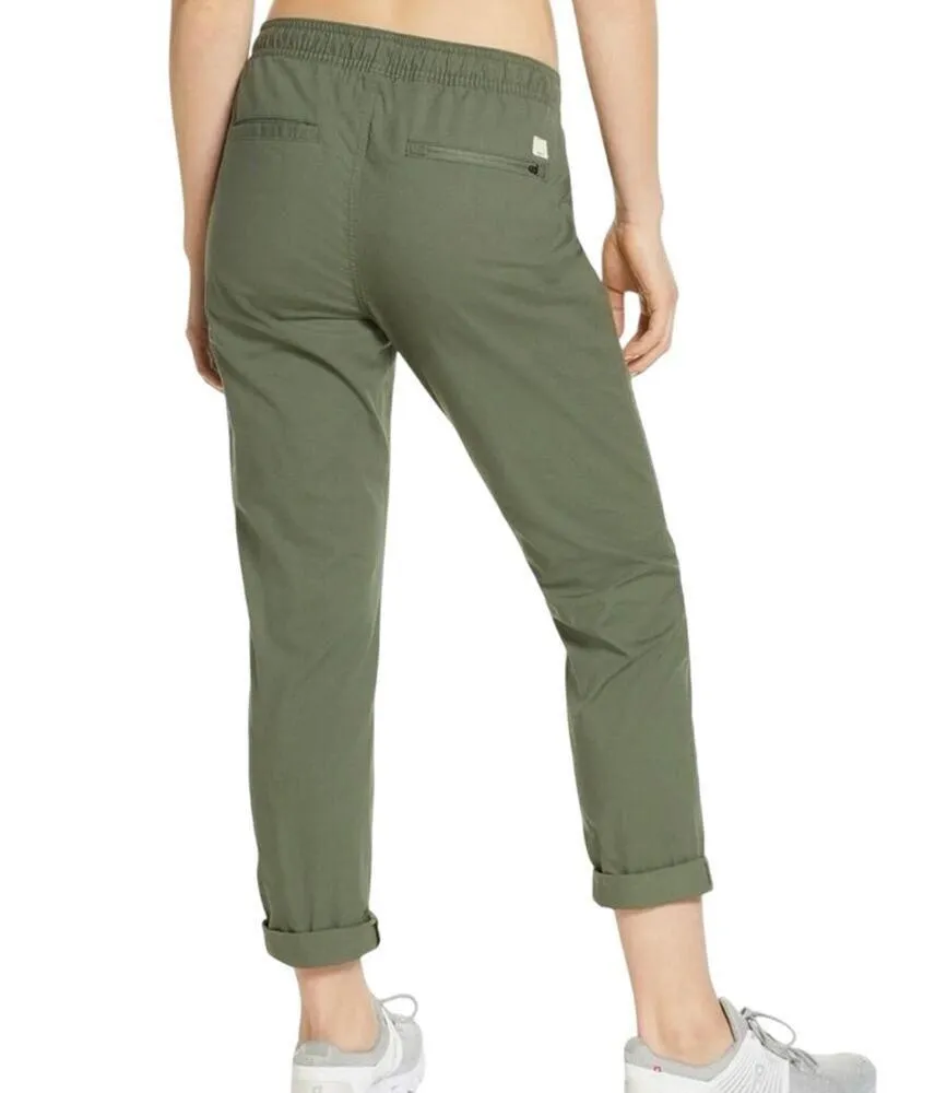 Vuori  Women’s Ripstop Pants Stretch Hiking Drawstring Hazel Green Size S - Image 3
