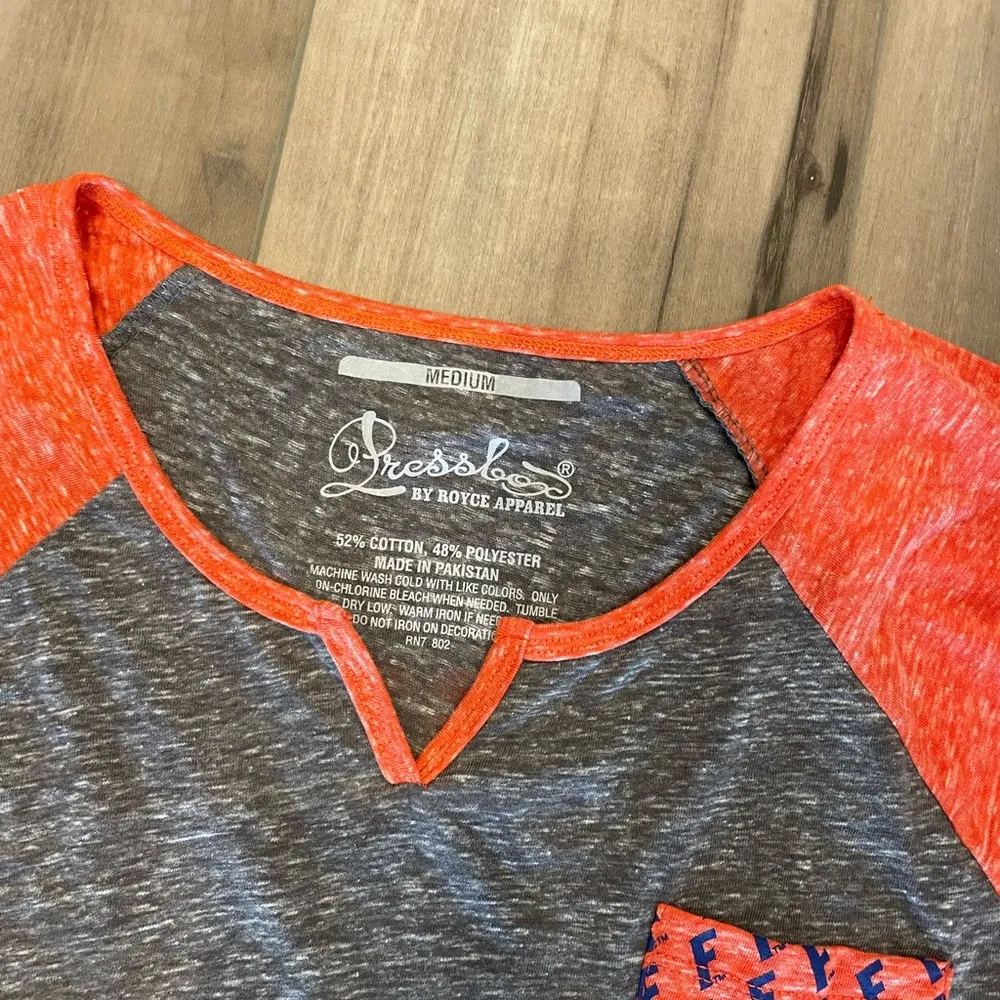 UF university of Florida Gators gator pride grey gray and orange short sleeve - Image 3