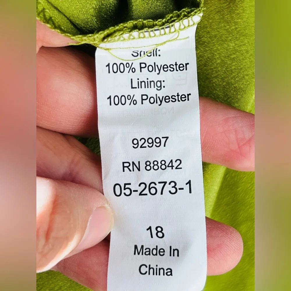 ELOQUIL Flowy Printed Dress floral print size 18 NWT - Image 13