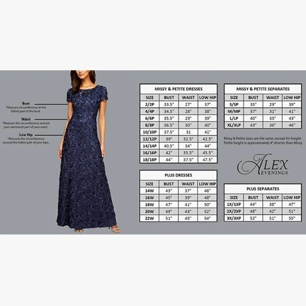 ALEX Evening Stretch Lace Cold Shoulder Gown - Image 7