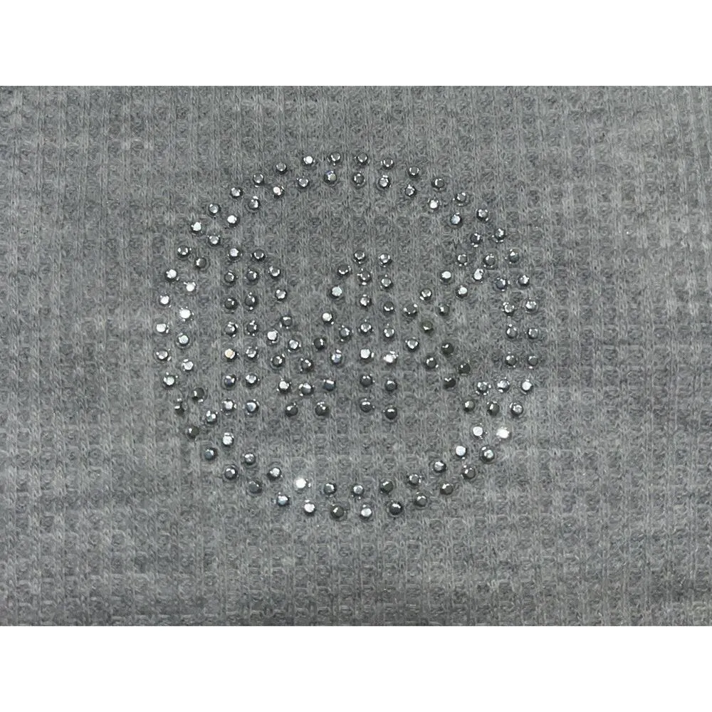 Michael Kors Shirt Cowl Neck Waffle Knit Heather Gray Womens XL Shirt w/Gift Tag - Image 2