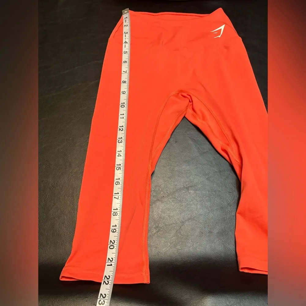 Gymshark Orange 7/8 Leggings - Image 10