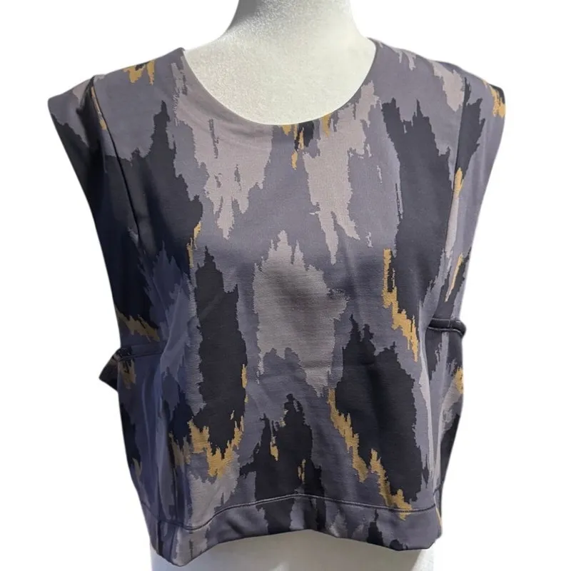 Lululemon Take The Moment Cropped Tank x Robert Geller in Size L/XL in Camo Size L - Image 2