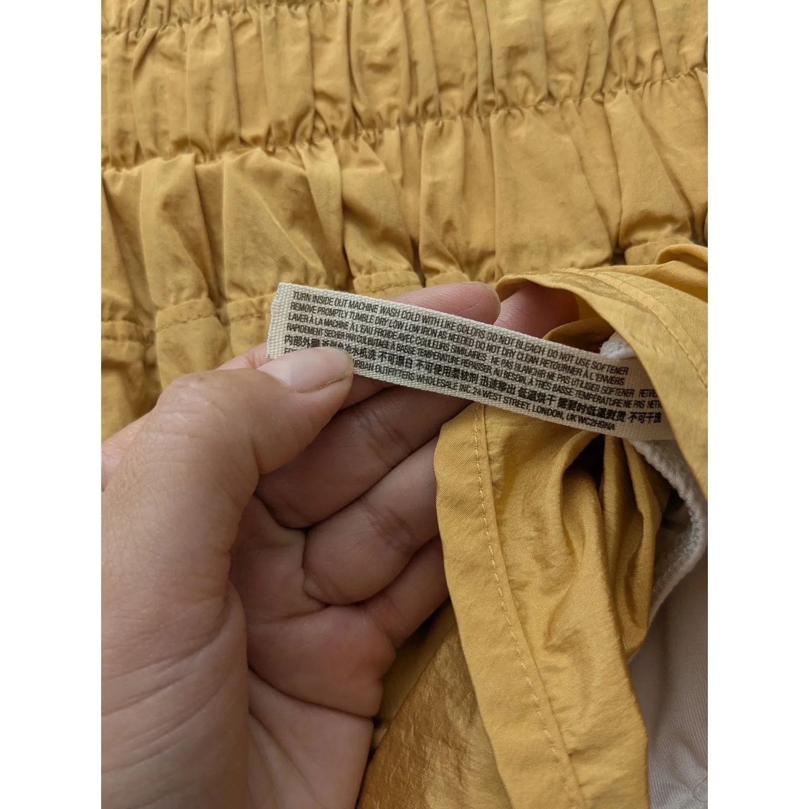 Free People Shorts FP Movement Logo The Way Home in Honey Mallow Size Small - Image 6