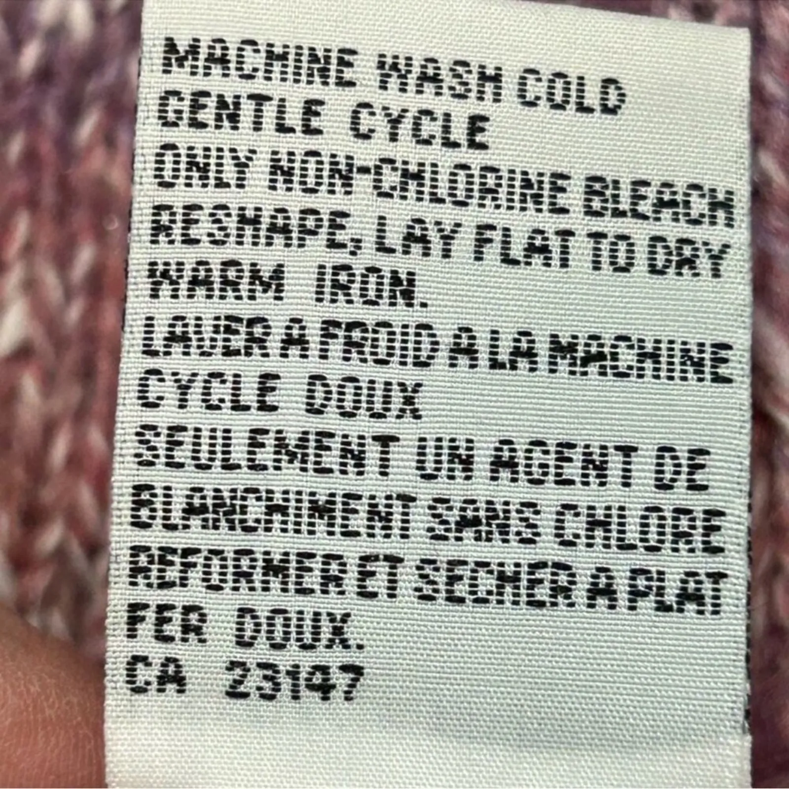 Vintage Talbots Snowman Mohair Sweater Large Ombre Confetti Holiday Knit - Image 11