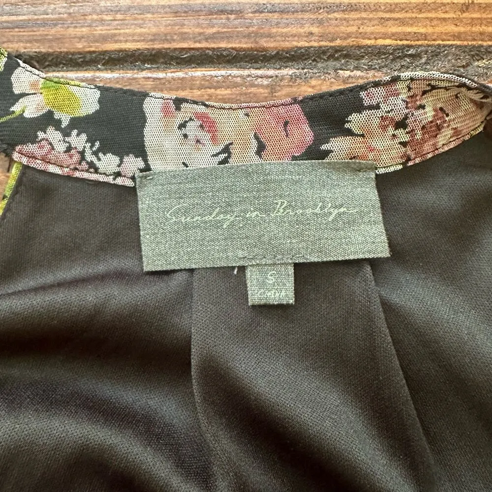 Sunday in Brooklyn Ella Floral Dress Sleeveless Maxi Size Small - Image 5