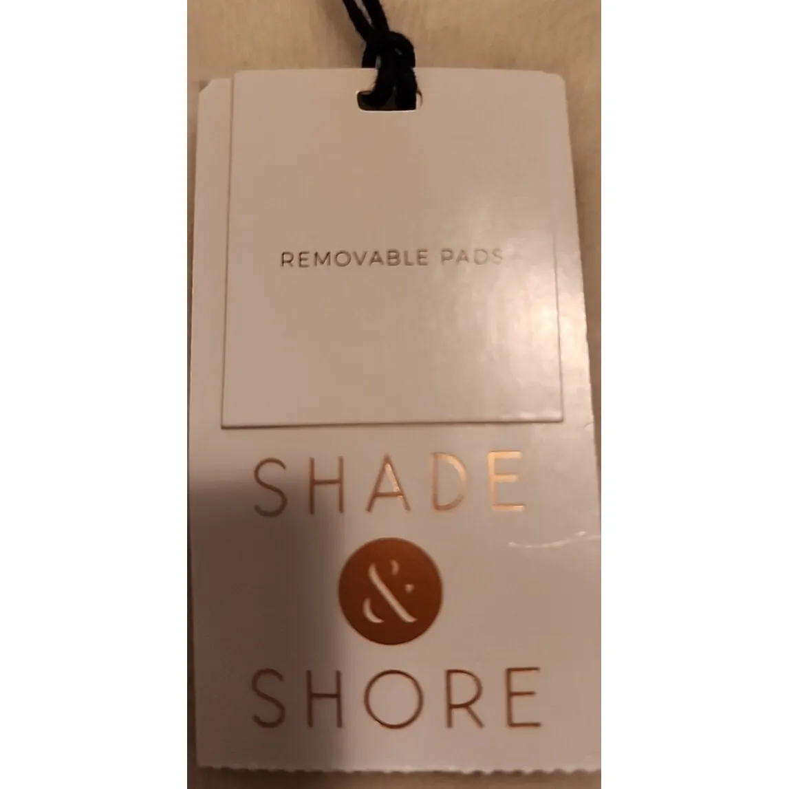 Shade & Shore Tiger‎ Print Bikini Top Removable Pads Swimwear Orange 34 B - Image 3