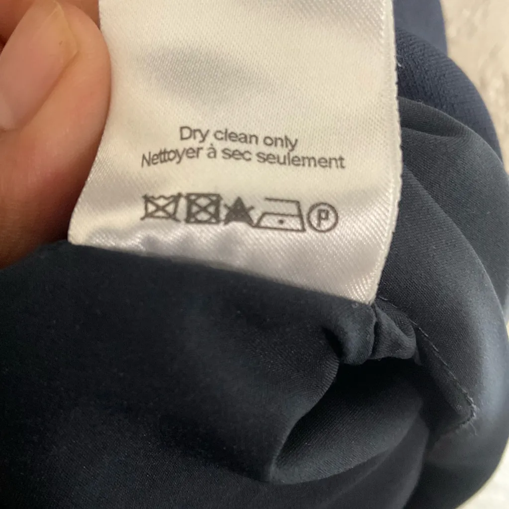 Veronica beard Mikel Navy/white stitch mini dress Size 0 - Image 10