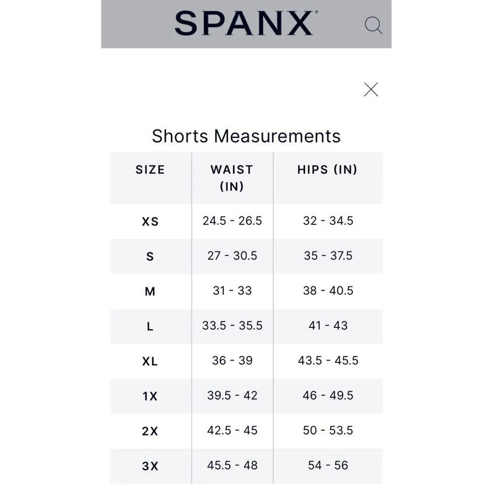 Spanx Sunshine Shorts, 6" Blue Painted Stripe Medium NWT - Image 10