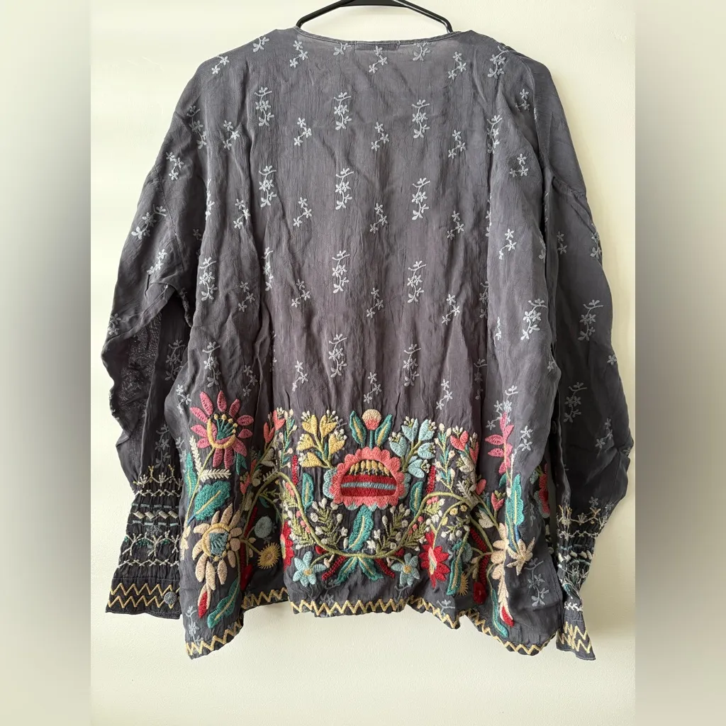 CASSIA BUTTON DOWN BLOUSE - Image 4