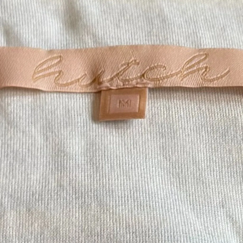 Hutch Anthropologie Wrap Dress Blue White Stripe Mini Baby Shower Size Medium - Image 11