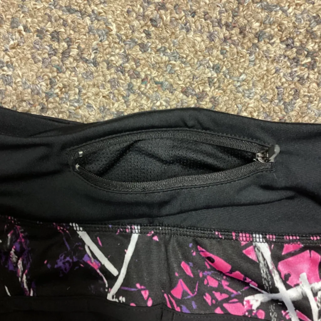 Moon Shine Muddy Girl Camo Black Pink Purple Sports Bra Shorts Tank Top * S/M Size undefined - Image 15