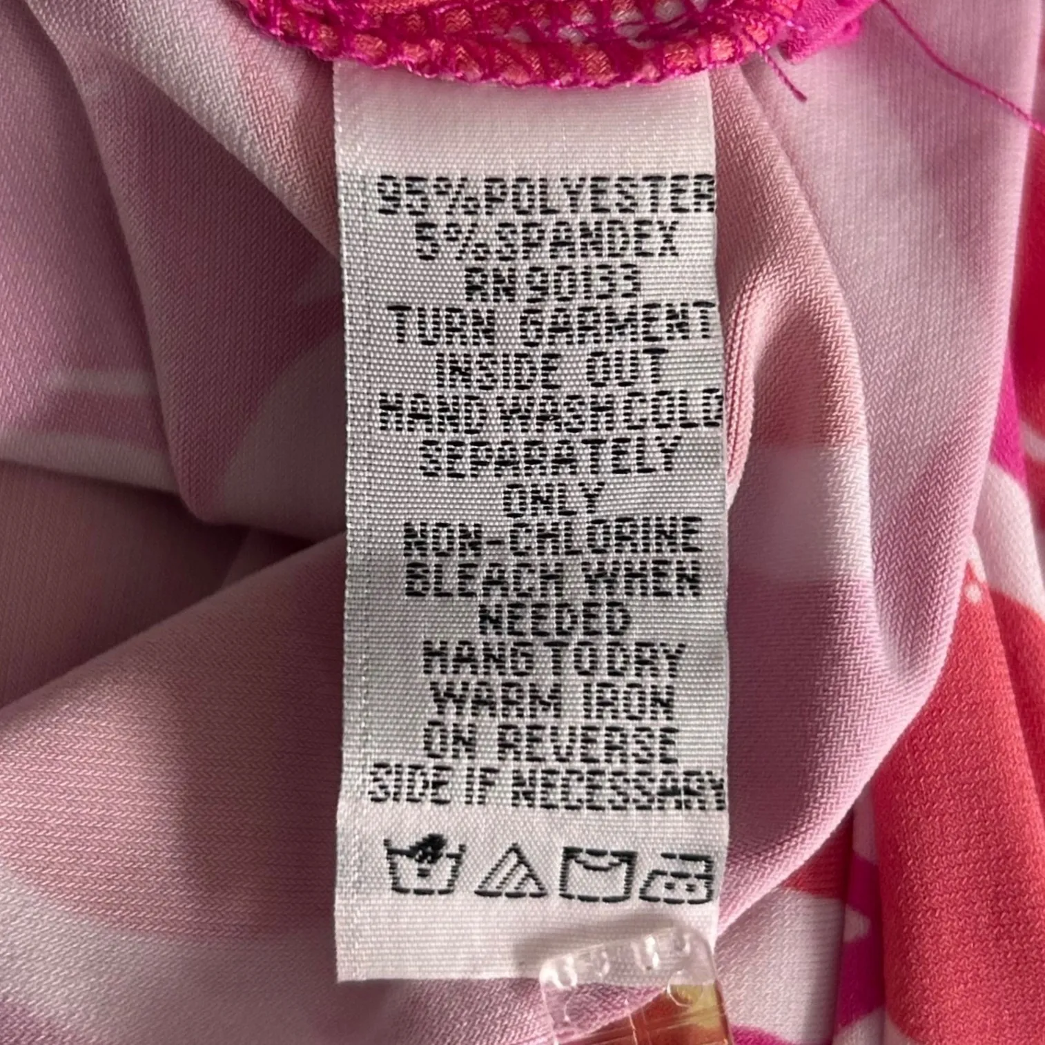 Bob Mackie Tunic Top Pink 1X - Image 9