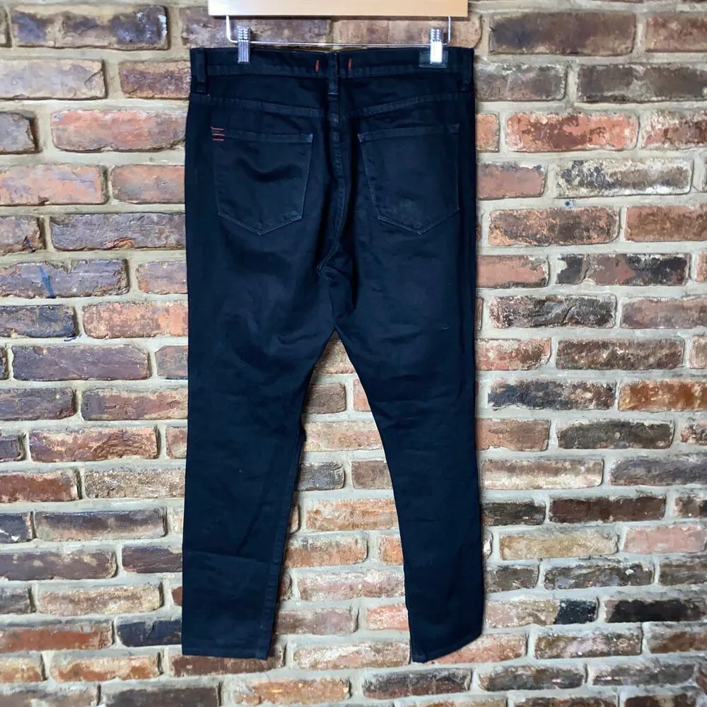 Urban Outfitters BDG Black Distressed Denim High Rise Cigarette Jeans Women's 28 - Image 5