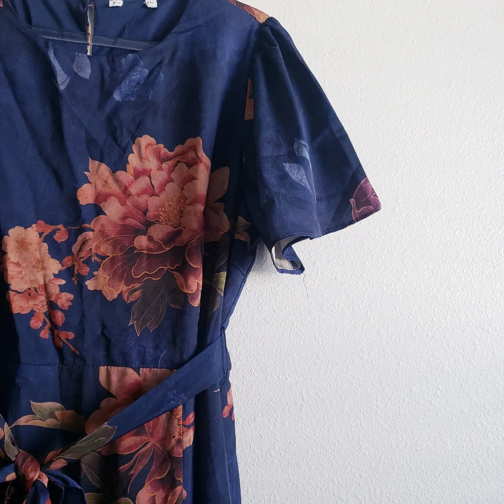 Baltic Born Colina Maxi Dress Floral Short Sleeve New Without Tags - Image 5