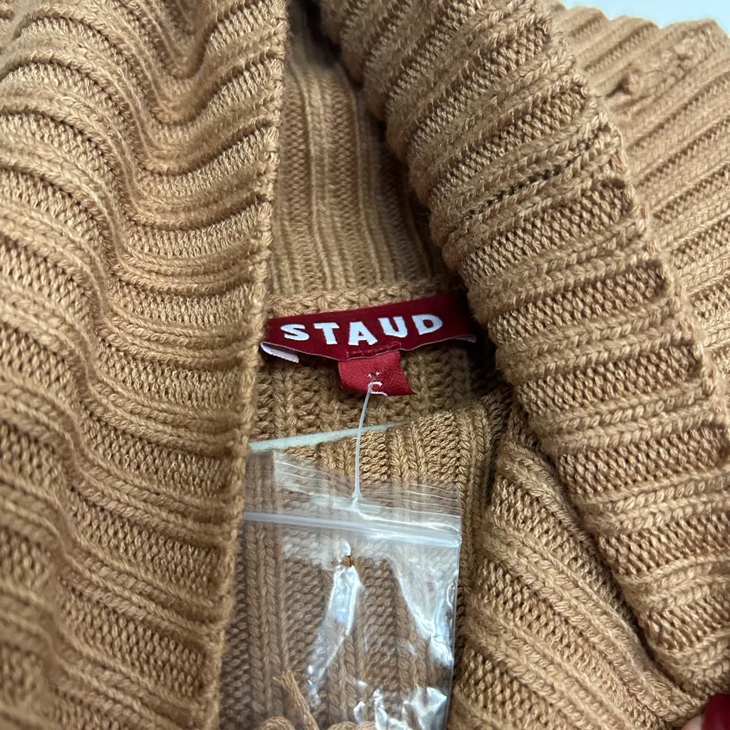 STAUD Benny Sweater - Camel NWT - Image 4