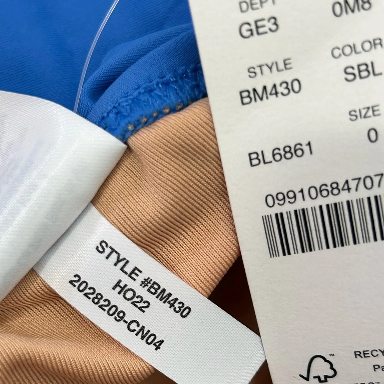 J.Crew Scrunchie Strap One-Piece Swimsuit Blue NWT Size 0 Flattering Fit - Image 9