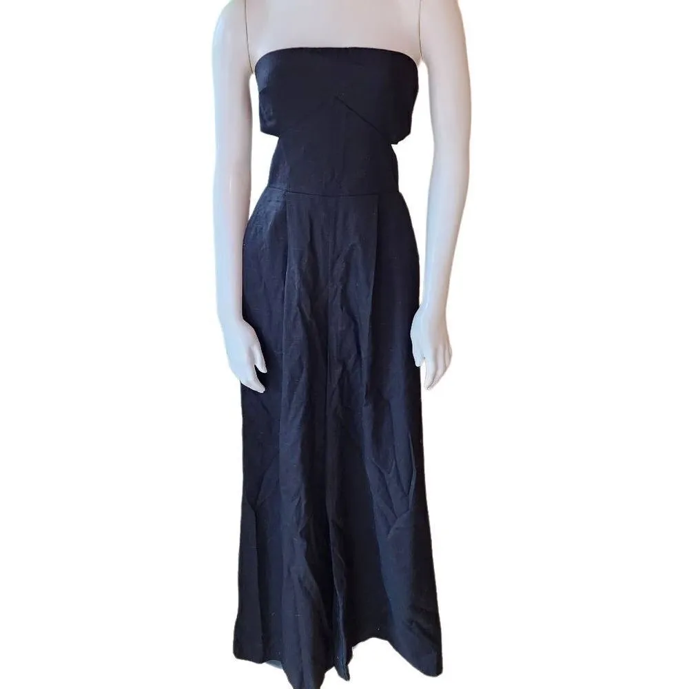 NWT Avve Black Strapless Cutout Jumpsuit (S) - Image 8