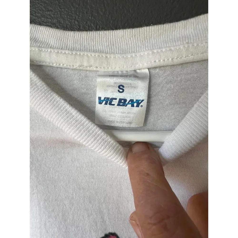 Colorful Dachshund Graphic Tee size Small White - Image 3