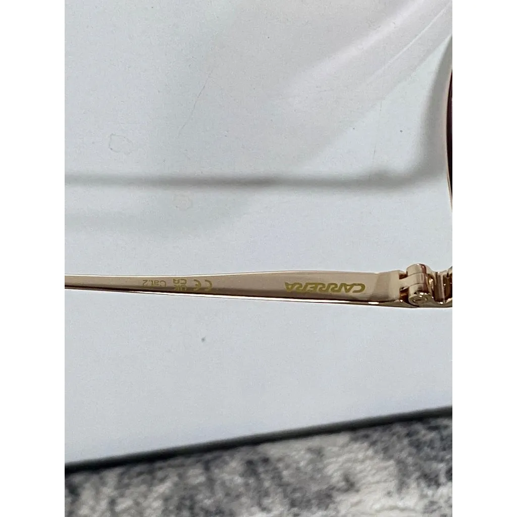 Carrera NEW  Gold Aviator Red Gradient Lense Sunglasses - Image 5