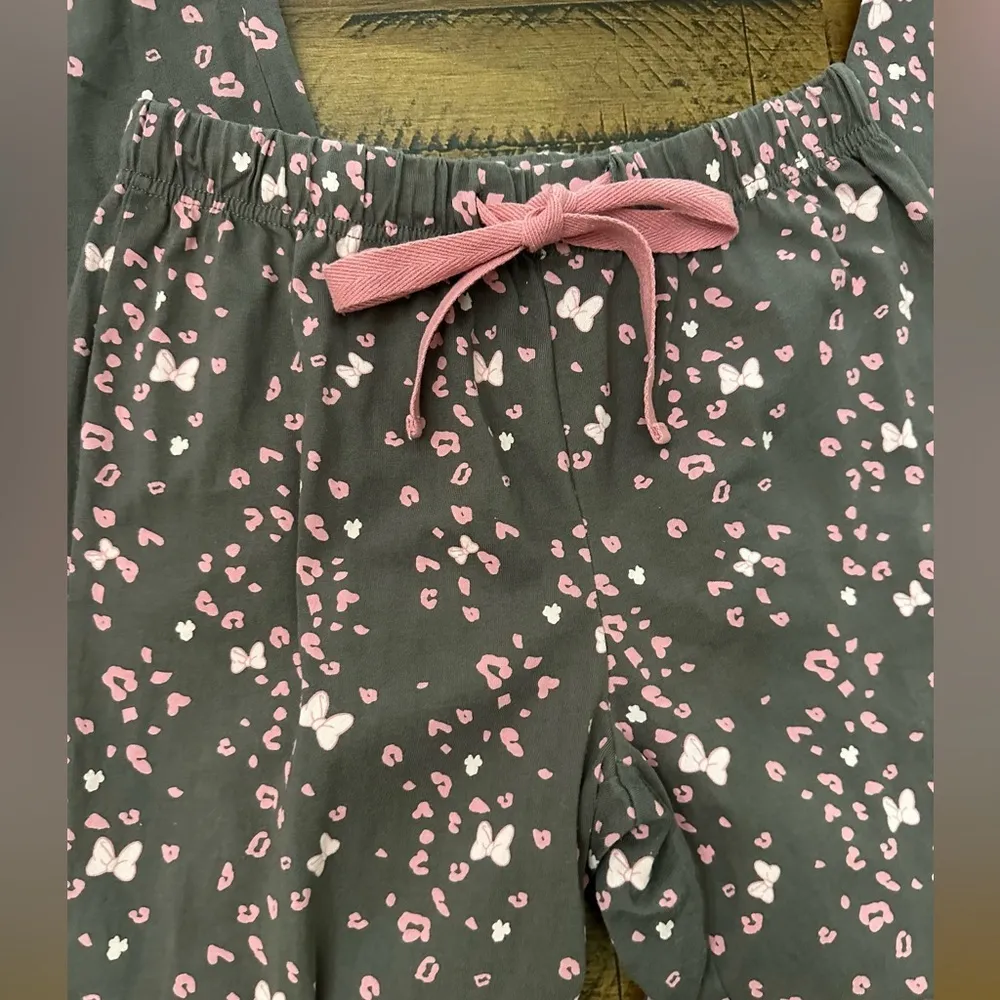 Disney Store Minnie Mouse Organic Cotton Women’s Pajama Set XS EUC Pink - Image 5
