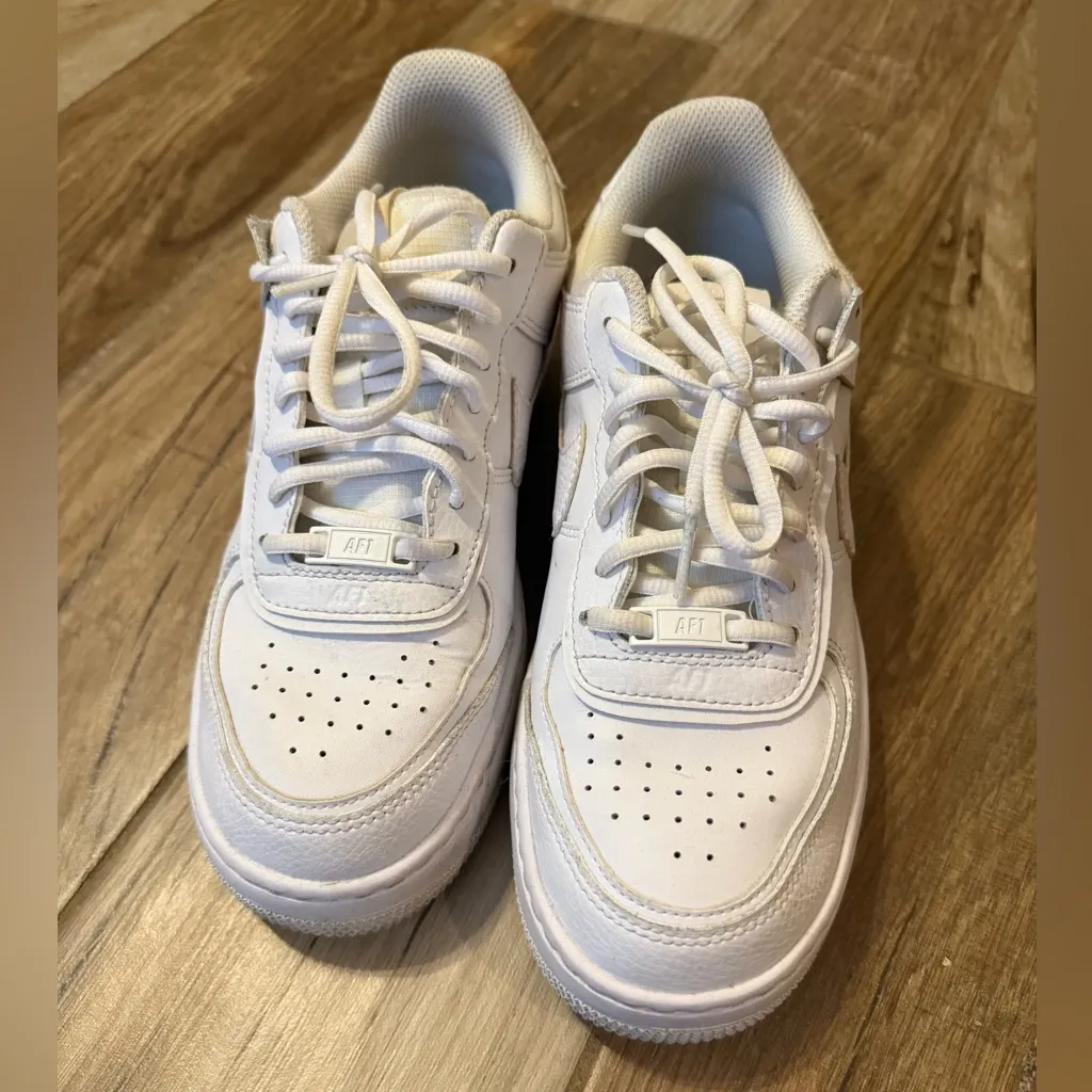 Nike Air Force 1 Shadow White Running Shoes - Image 5