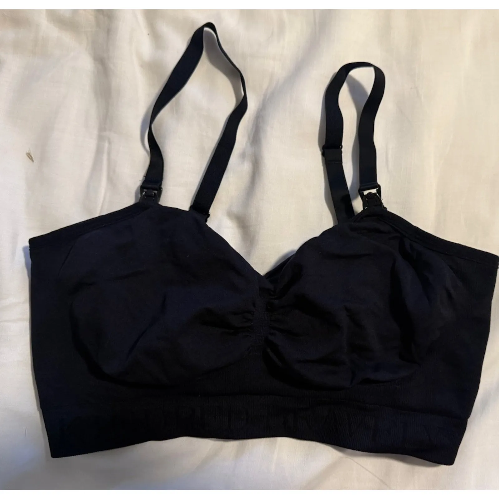 Kindred Bravely Pumping Mom Bra Breast Feeding Breast Milk Nursing Black Large - Image 7