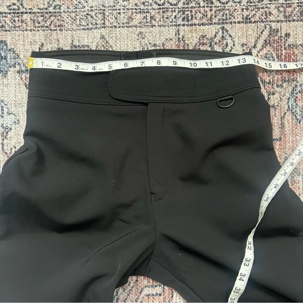 Vintage Schoeller of Switzerland Black Straight Slim Leg Stirrup Ski Snow Pants Size 10 - Image 8