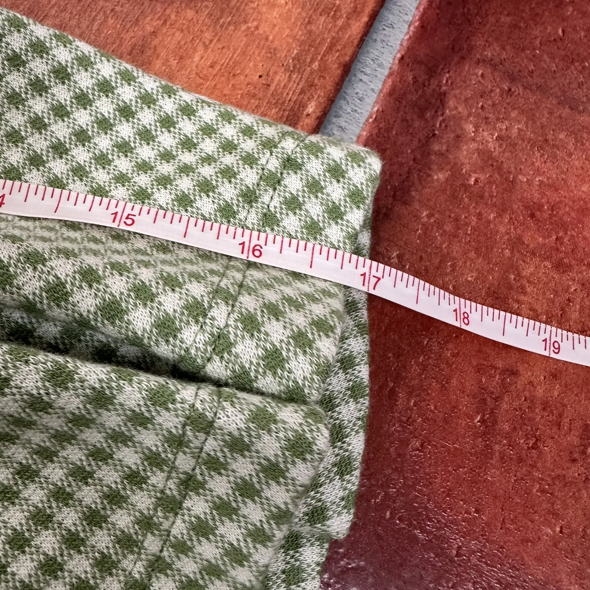 Free People Gingham Flared Mini Skirt Size 6 - Image 4