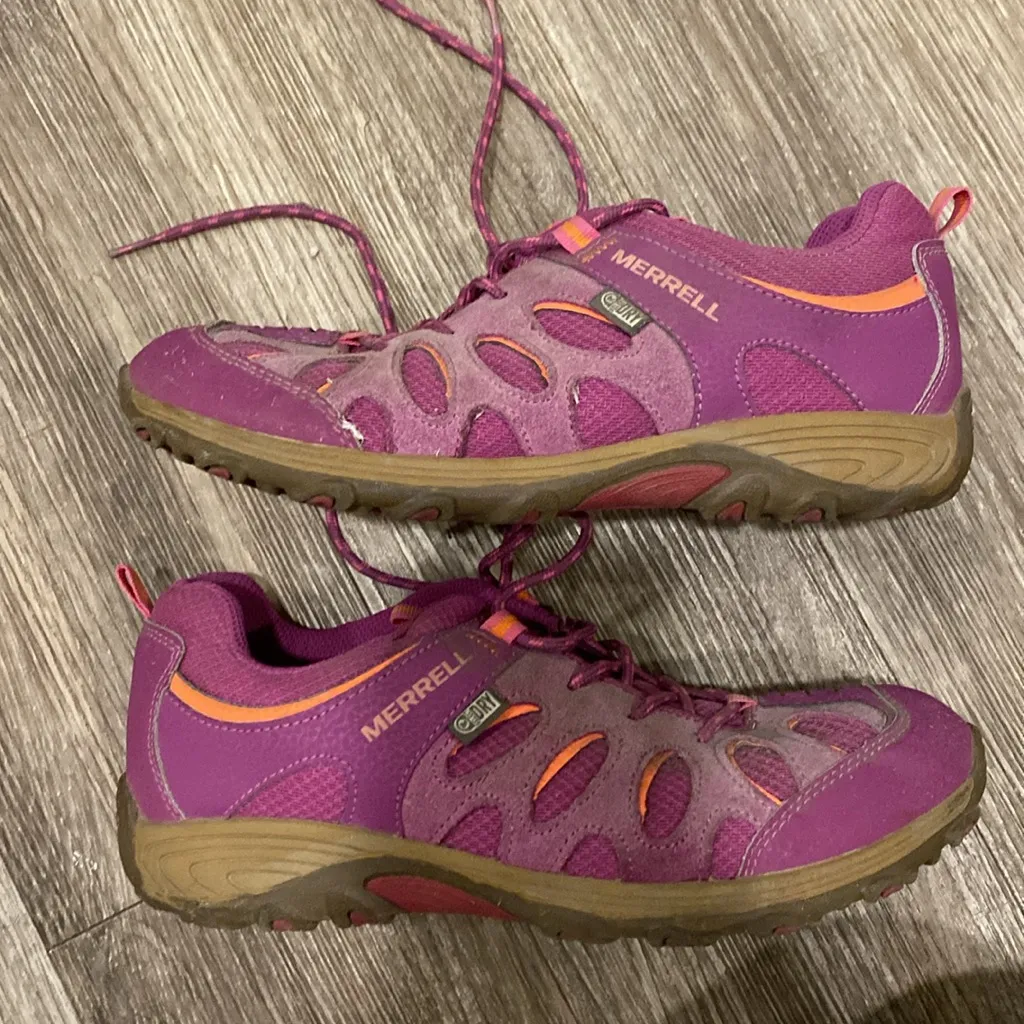 Merrell chameleon low lace hiking shoes dark purple 6 women’s - Image 8