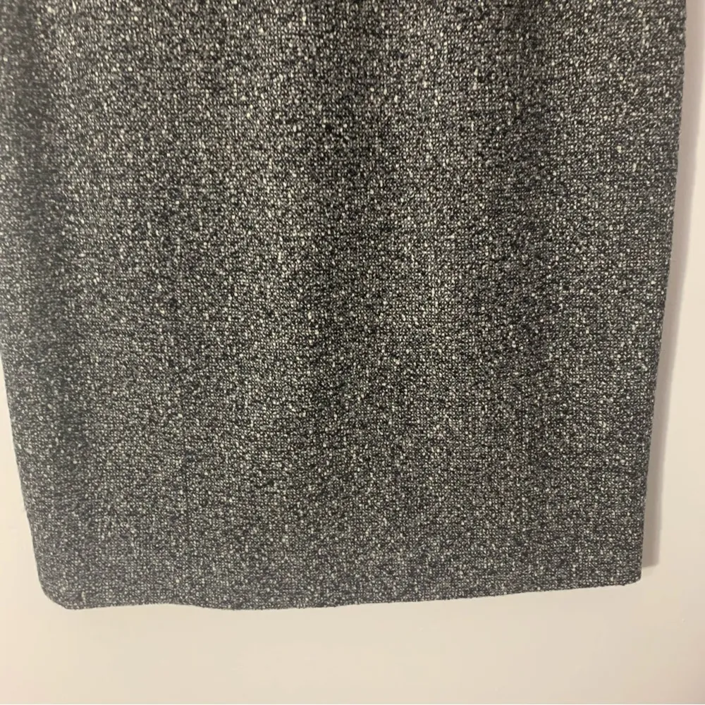 EUC Ann Freeberg Black White Boucle Wool Blend Lined Pencil Skirt Size 4 - Image 5