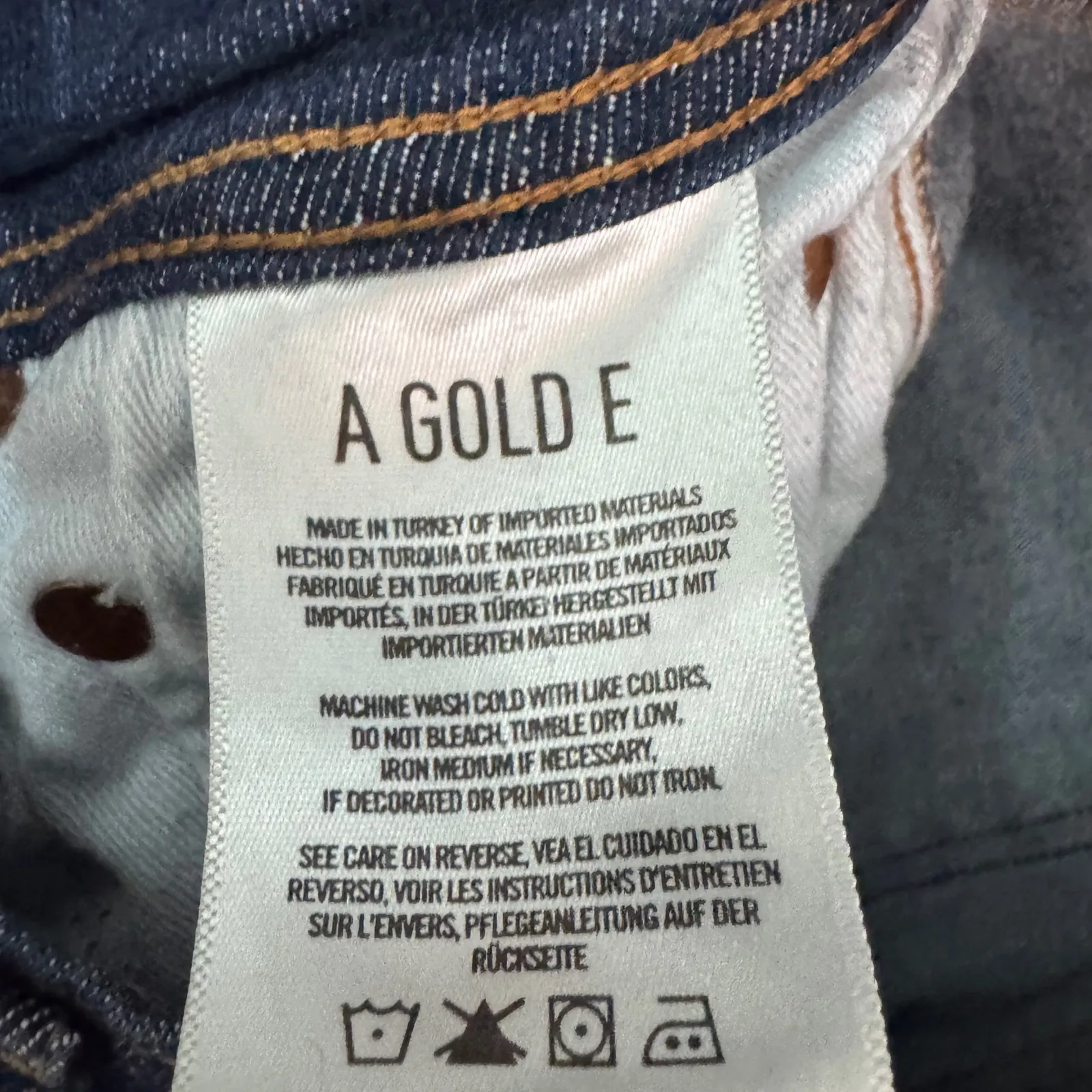 AGOLDE Premium Roxanne High Rise‎ Skinny Jeans Size 28 Dark Wash Denim Women's - Image 4