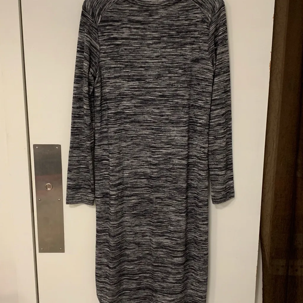 Women’s Mossimo Long Sleeve Sweater Dress Stretchy Lightweight Soft Comfy XS/Sm Black - Image 5