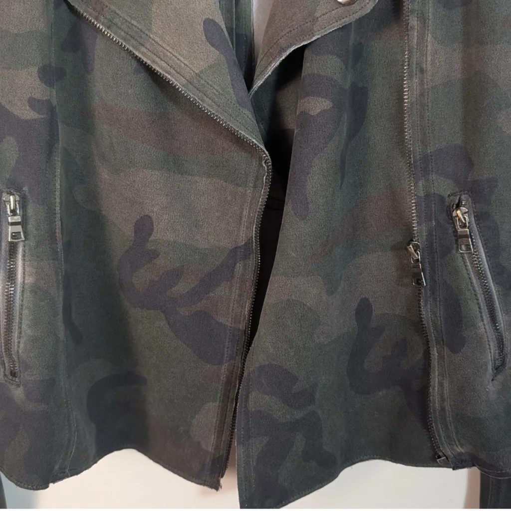 Anthropologie - Marrakech Camo Sueded Moto Jacket XS - Image 9