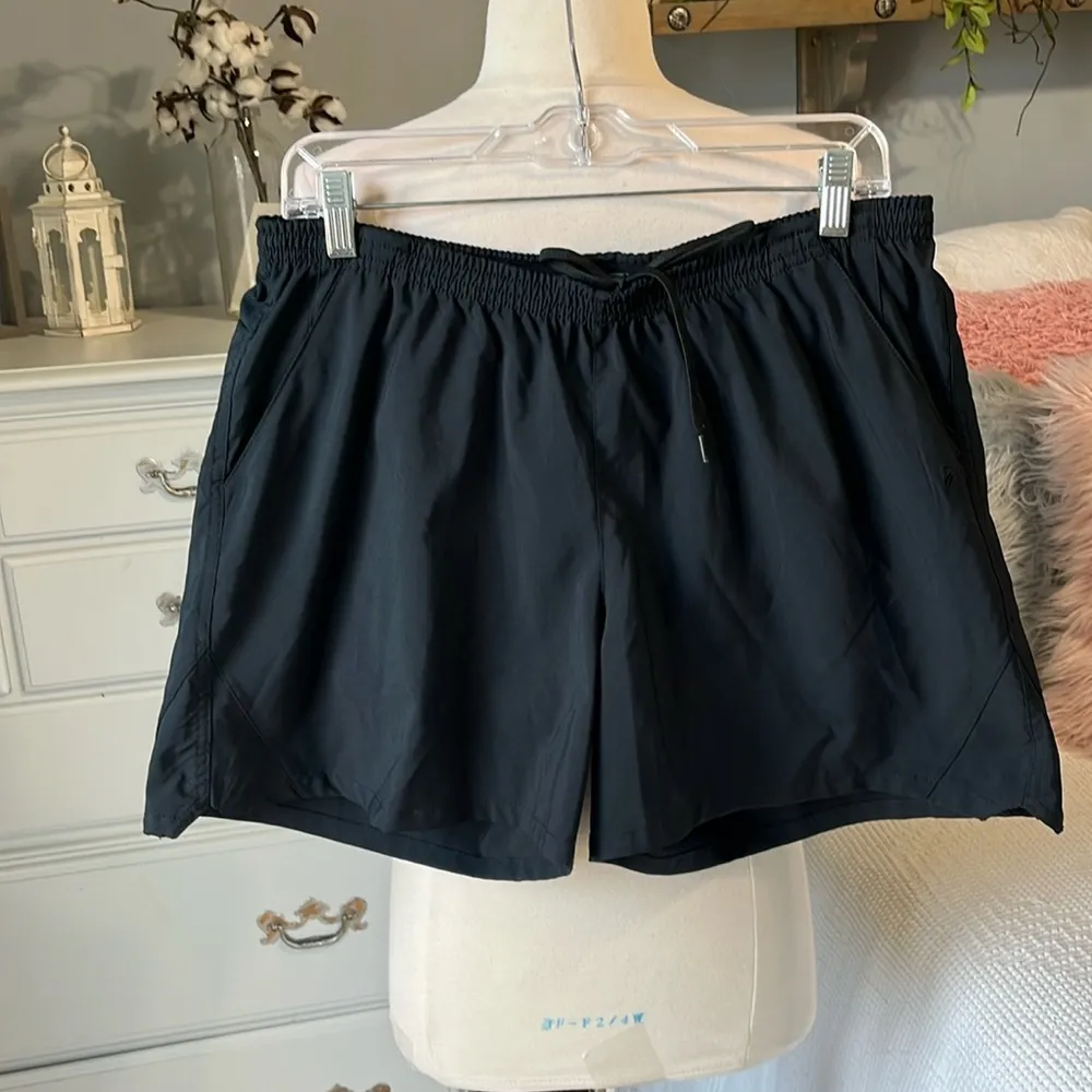 Athletic Shorts Alpine Black Running Womens Large Gym Running Hiking - Image 2