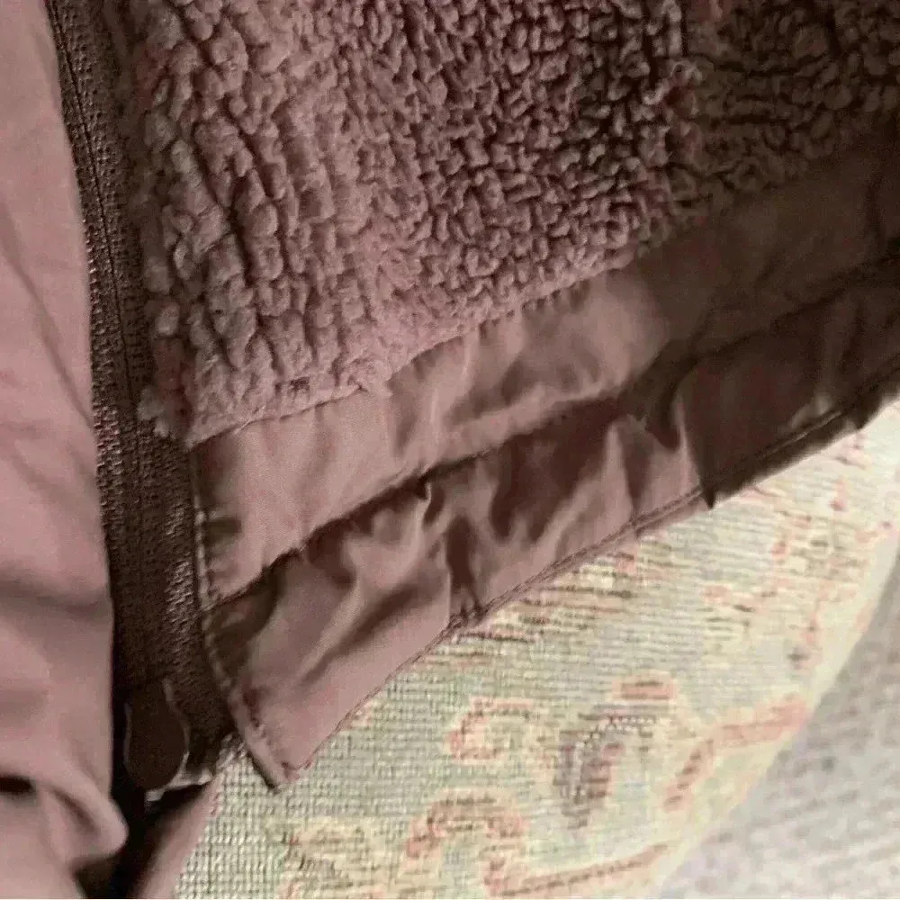 Naf Naf Brown Long Puffer Coat Size 42 - Image 15