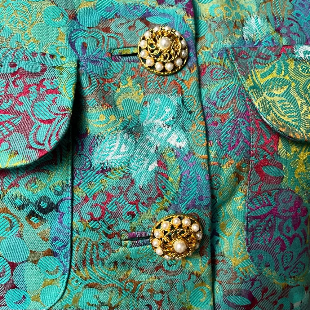 Vintage 80’s Doncaster Custom Cropped Jacket Blazer - Image 7