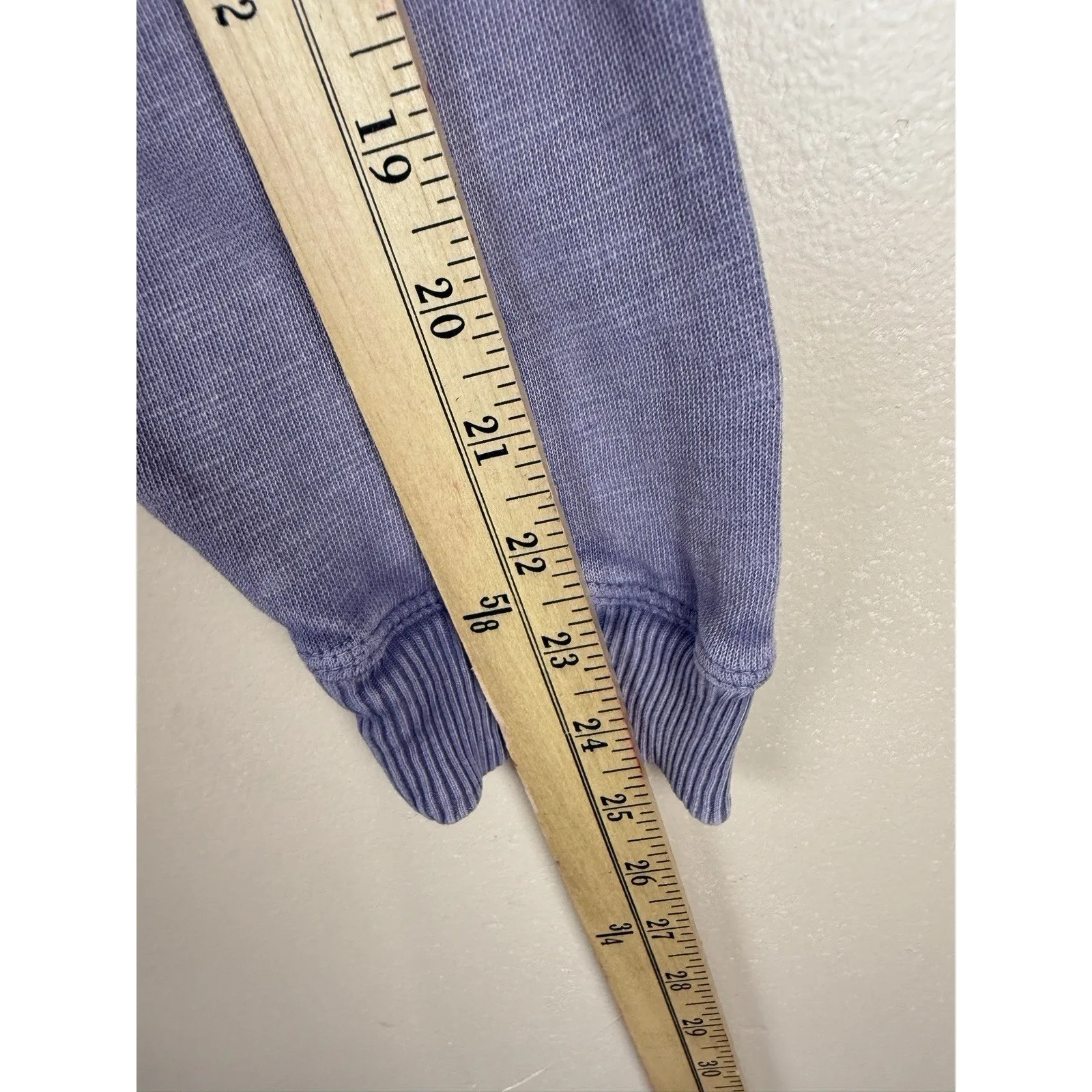 Pilcro Crossover Pullover Sweatshirt Women XXS Long Sleeve Purple Cozy Oversized - Image 9