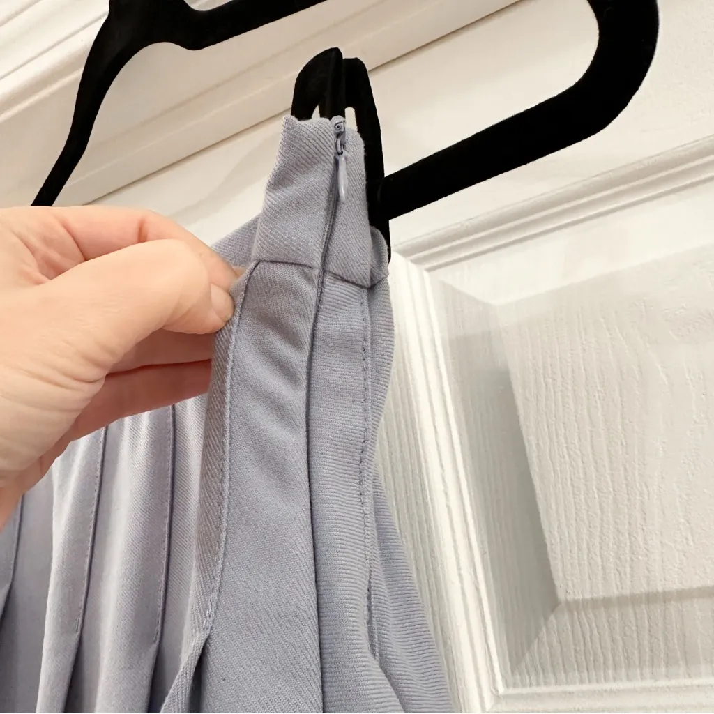 NEW Garage Jupe Brittany Pleated Mini Skirt Eventide Blue sz Small - Image 5