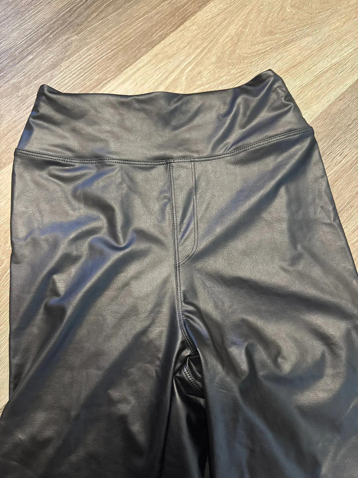 Faux Leather Leggings - Image 2