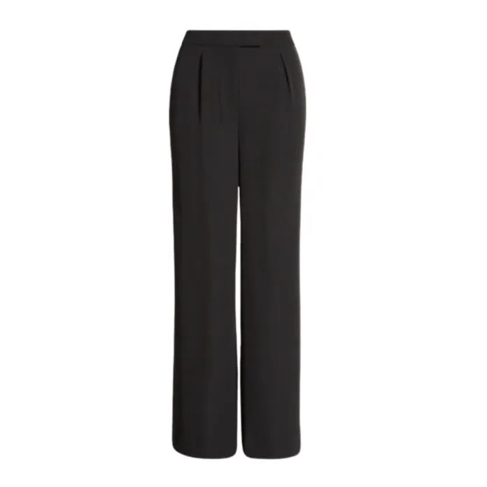 Open Edit Pleated Wide Leg Pants - Black Size S NWT - Image 3