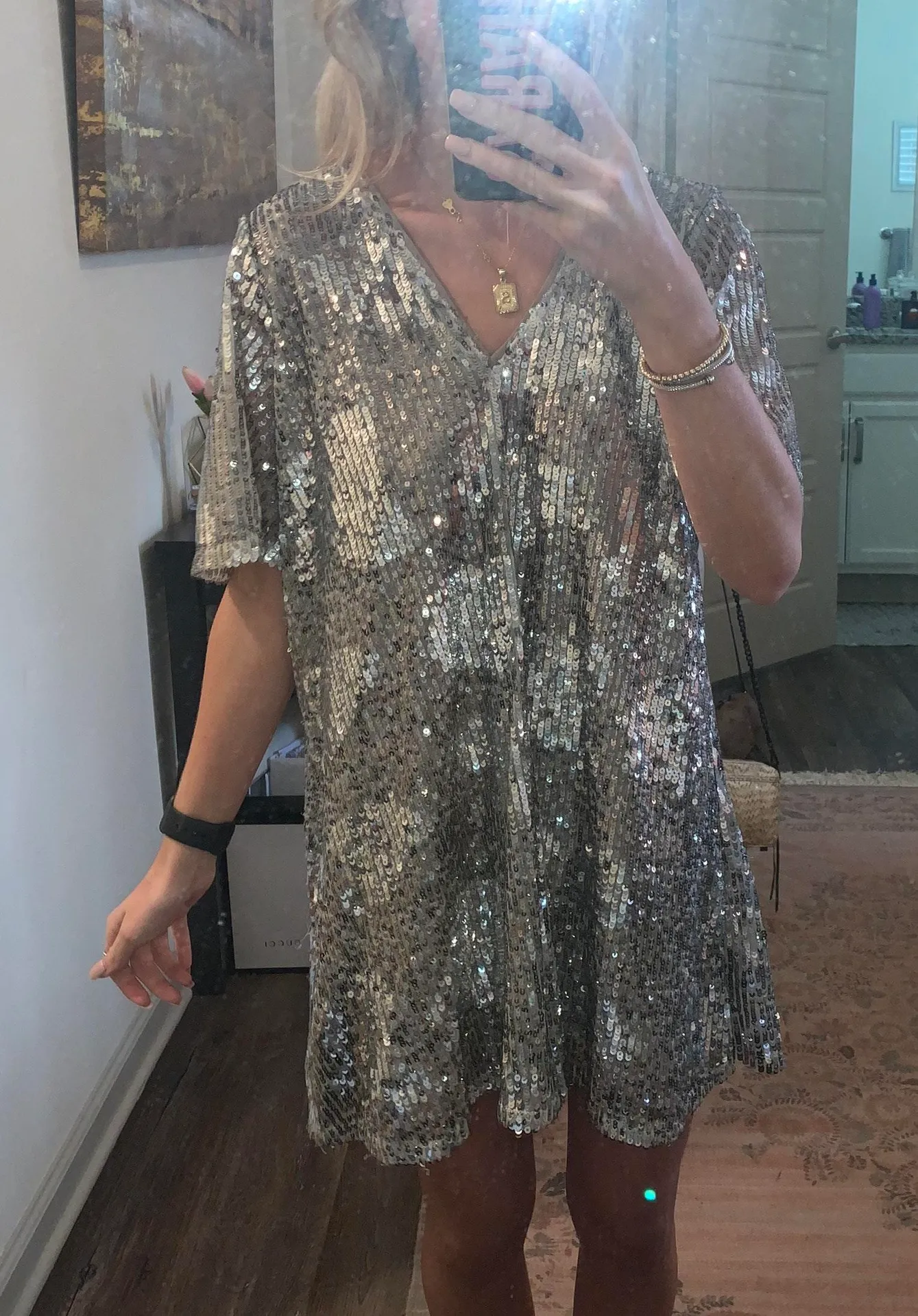 ZARA Sequin Dress - Image 5