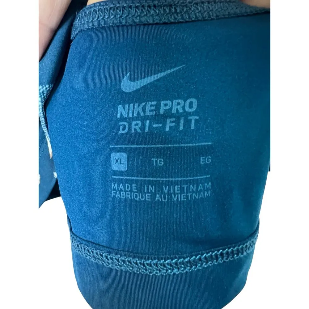 Nike Pro Dri-Fit Crop Tank Top Tight Fit Criss Cross Back XL - Image 3