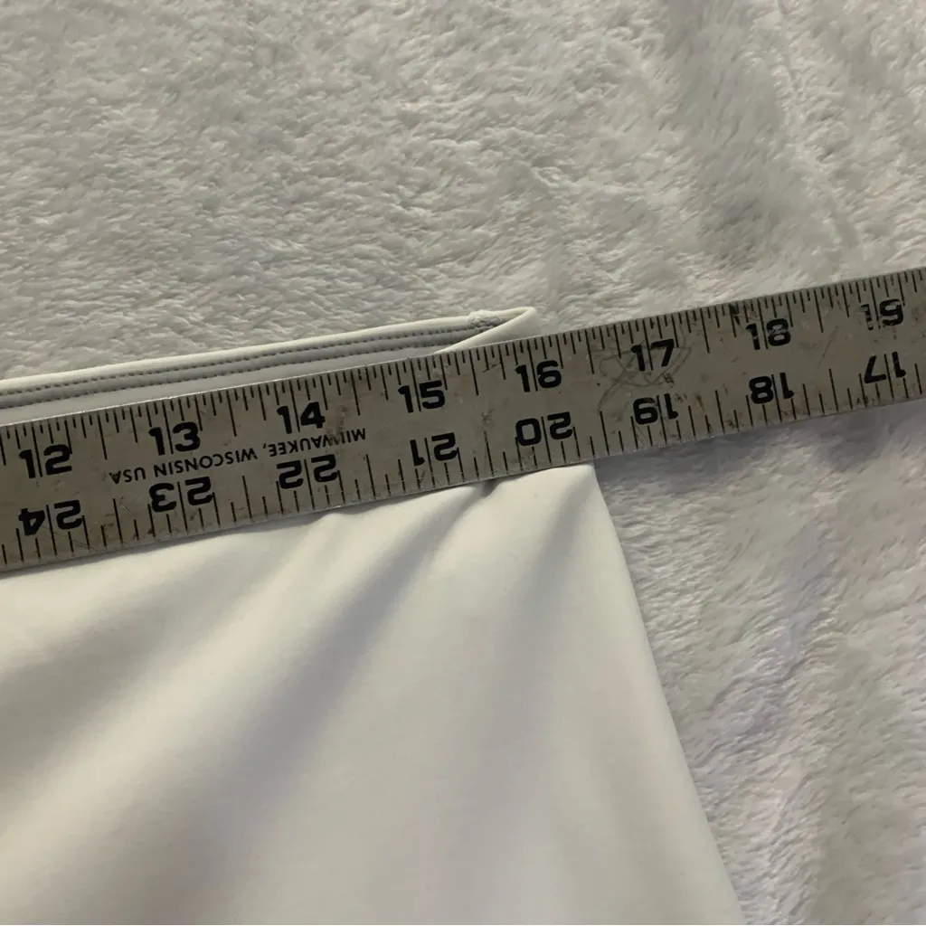 SPANX 1x white Booty Boost Leggings slimming lined athletic workout - Image 4