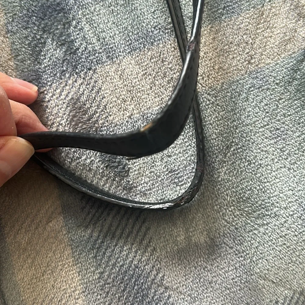 Michael Kors Large Pocket Monogram Logo Top Zip Tote Bag Black/Silver - Image 10