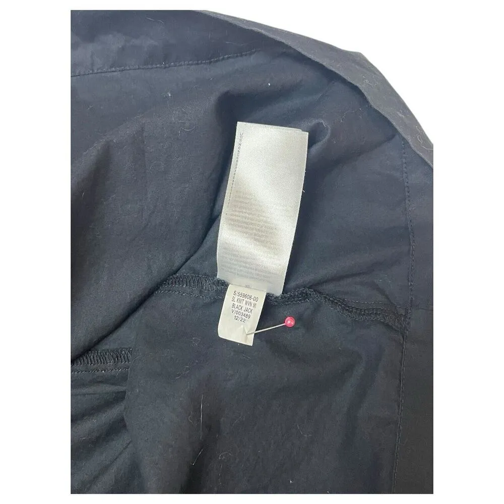 Old Navy Dress Womens XL Midi Cotton Spaghetti Strap Fit Flare Summer Black - Image 10