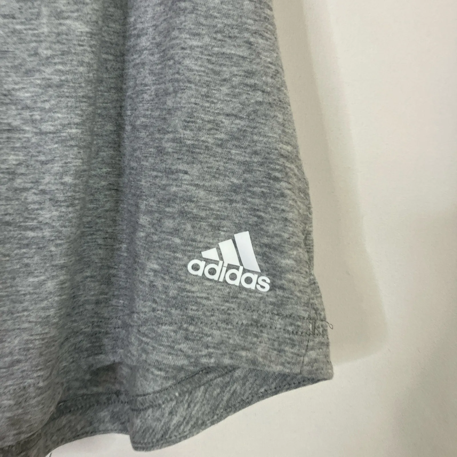Adidas | Heather Gray Athletic Tank Top Open Sides Womens Medium - Image 2
