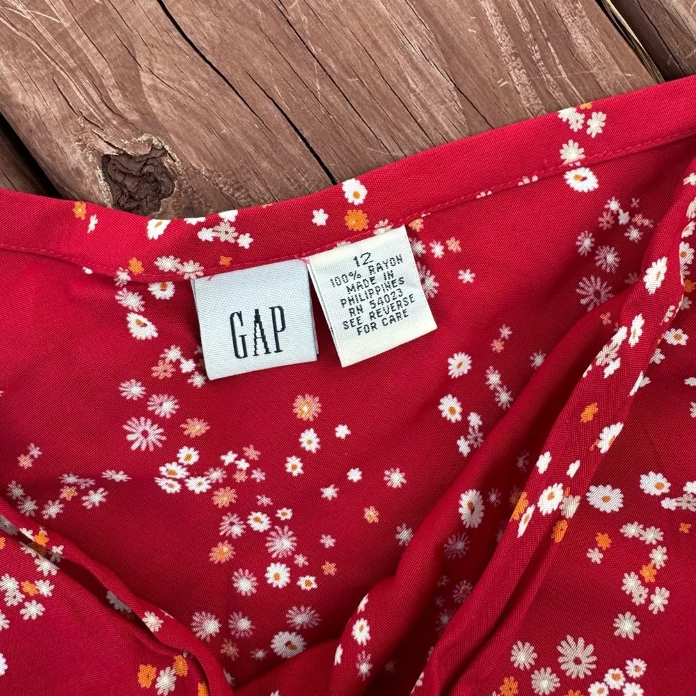 Vintage 90s Gap daisy chain mini skirt Size 12 - Image 2